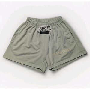 Fear of God Essentials Seafoam Sweat Shorts Soft Green Loose Women's Small S